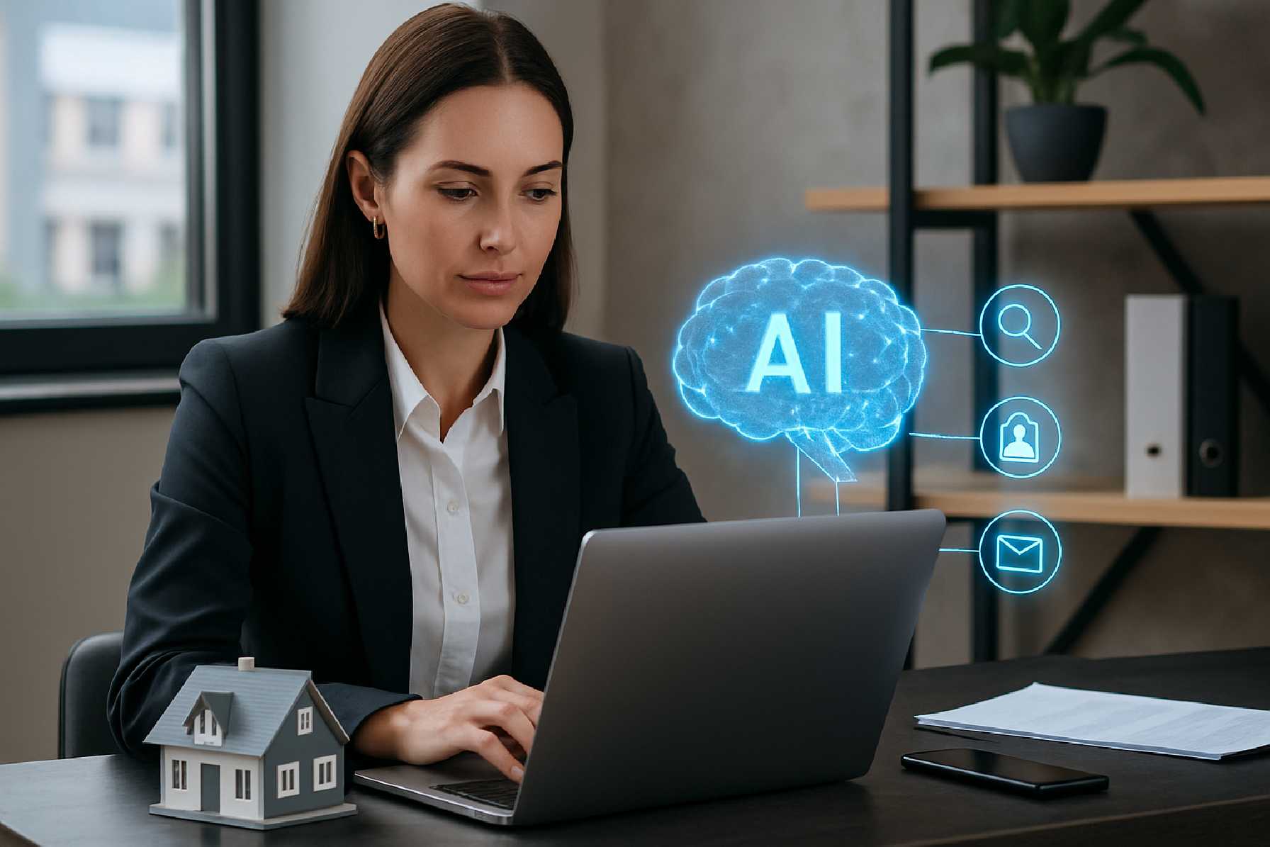 AI לסוכנויות נדל״ן קטנות: לידים, מעקב ופניות חכמות