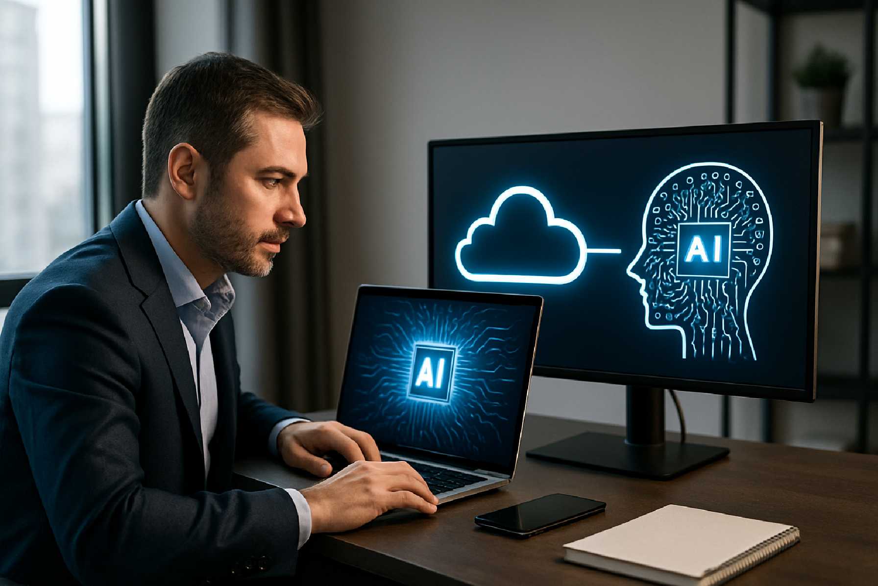 AI בענן או מערכת AI פנימית לעסק קטן